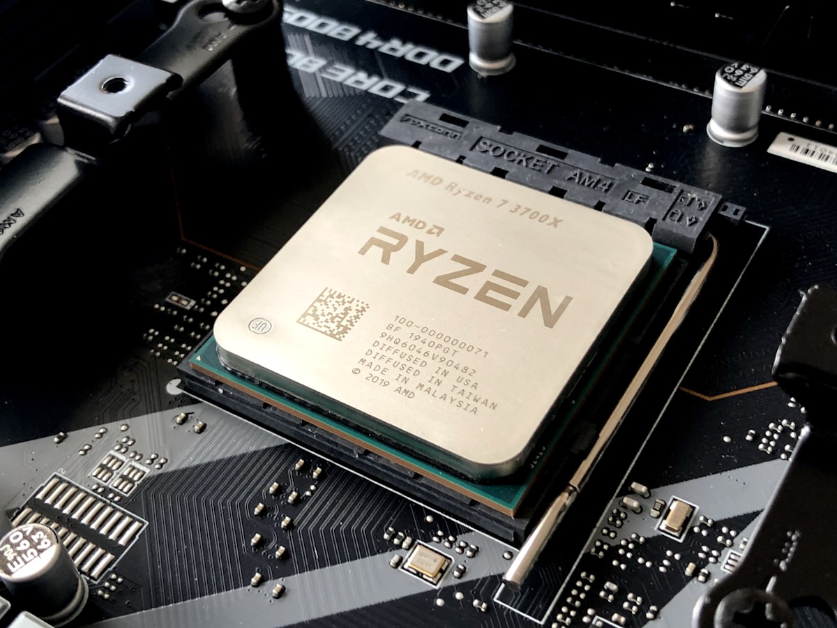 Home computer setup used for cryptocurrency mining with GPU graphics cards